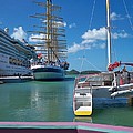 Boats in the Caribbean